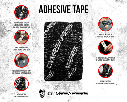 Weightlifting Adhesive Thumb Tape, Stretchy Athletic Tape Grip & Protection for Olympic Lifting, Cross Training, Powerlifting, Hookgrip