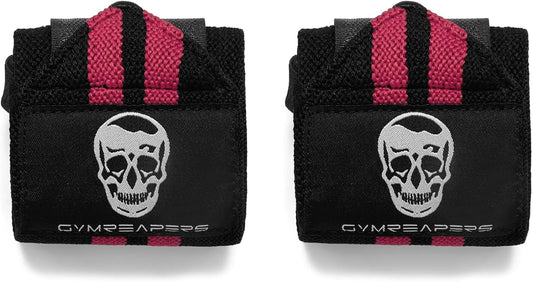 Weightlifting Wrist Wraps (IPF Approved) Professional Quality Wrist Support with Heavy Duty Thumb Loop - Best Wrap for Powerlifting Competition, Strength Training, Bodybuilding