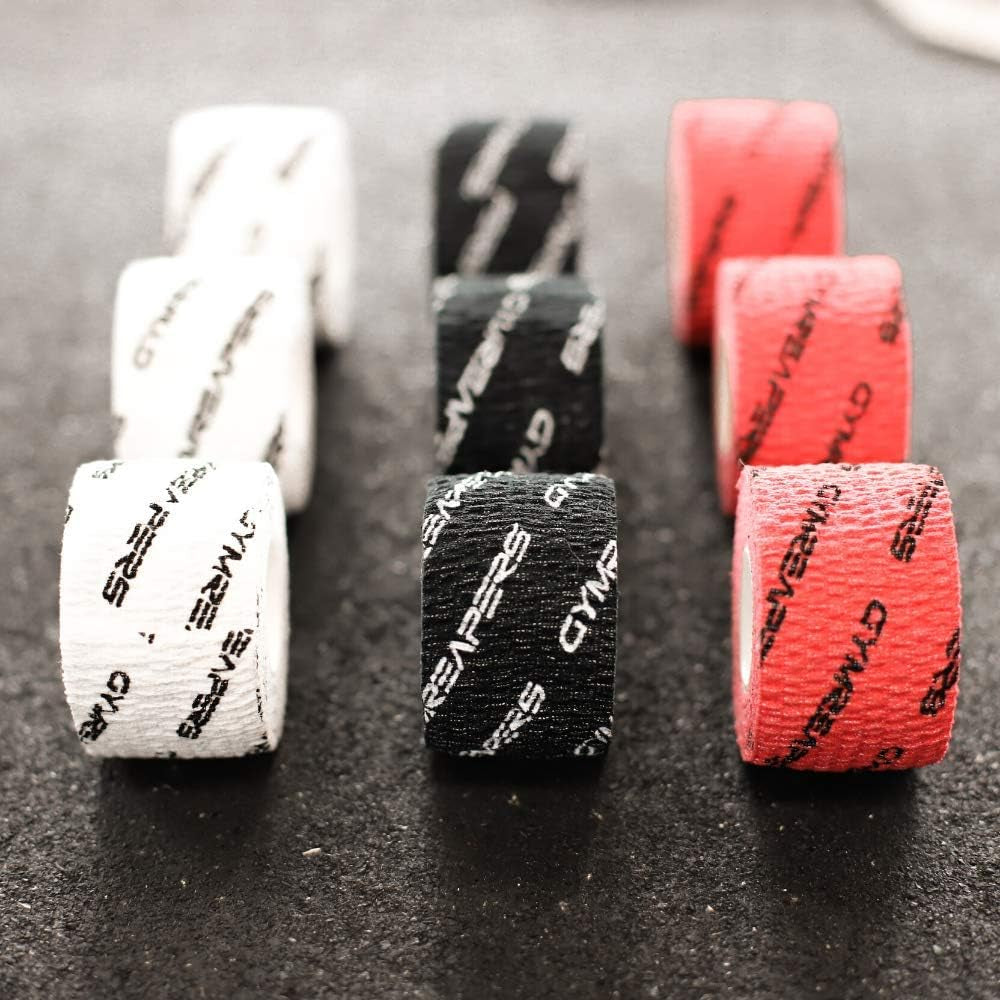 Weightlifting Adhesive Thumb Tape, Stretchy Athletic Tape Grip & Protection for Olympic Lifting, Cross Training, Powerlifting, Hookgrip