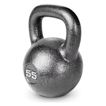 , 55Lb Cast Iron Kettlebell, Single