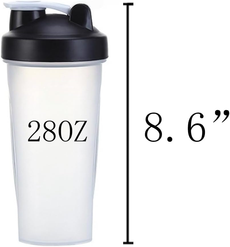 2 Pack 28Oz Protein Shaker Bottles, Bpa-Free, Leakproof Mixing Cups | Bpa-Free Plastic, 28Oz Capacity, Leakproof Screw-On Lid, Stainless Steel Mixing Ball, Ideal for Protein Shakes, Value Set