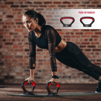 Smartbell 60 lbs 4-in-1 Adjustable Dumbbell, Barbell, and Kettlebell Weight Set in Black