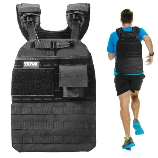 Weighted Vest, 40Lb Weight Vest, Adjustable Body Weight Jacket for Men Women, Workout Equipment for Strength and Endurance Training, Running, Jogging, Walking, Fitness, and Weight Loss