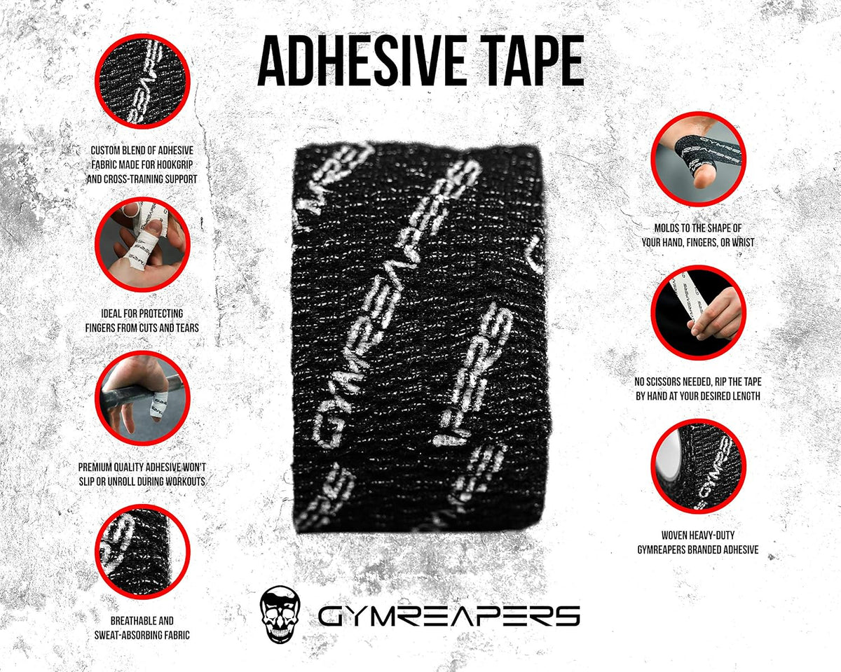Weightlifting Adhesive Thumb Tape, Stretchy Athletic Tape Grip & Protection for Olympic Lifting, Cross Training, Powerlifting, Hookgrip