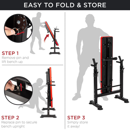Adjustable Weight Bench, 330 Lbs
